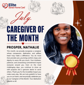 July Caregiver of the Month: Nathalie Prosper