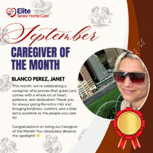Congratulations to our September Caregiver of the Month!